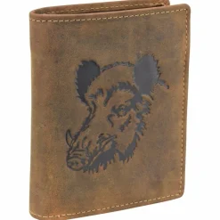 Herren Greenburry Vintage Keiler Geldbörse Leder 9,5 cm