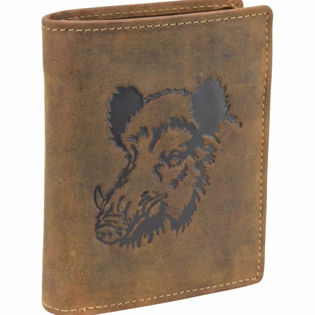 Herren Greenburry Vintage Keiler Geldbörse Leder 9,5 cm