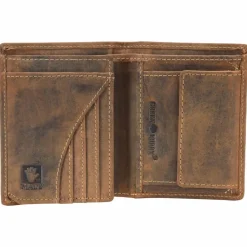 Herren Greenburry Vintage Keiler Geldbörse Leder 9,5 cm