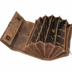 Herren Greenburry Vintage Kellnerbörse Leder 18 cm