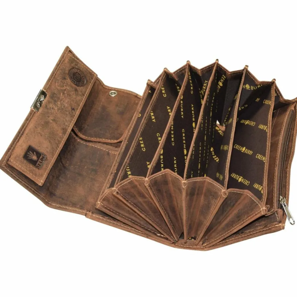 Herren Greenburry Vintage Kellnerbörse Leder 18 cm