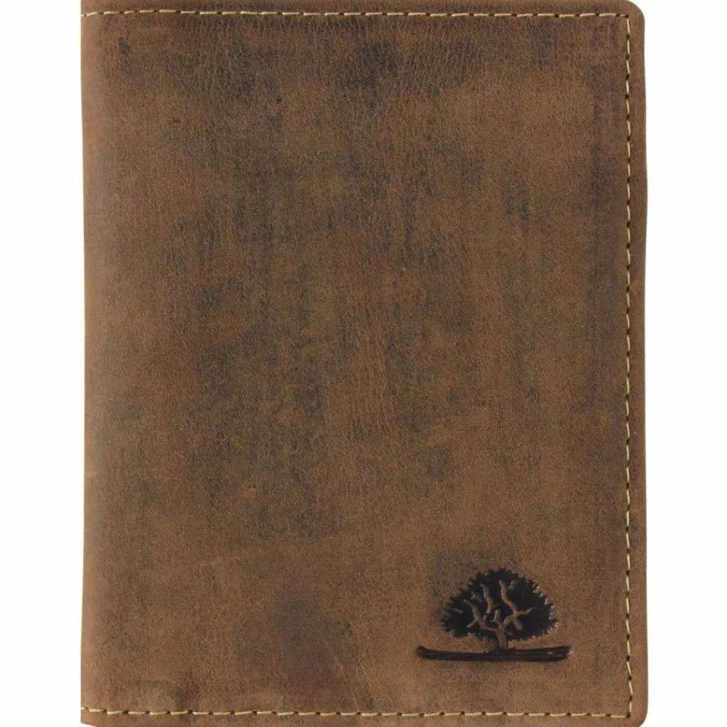 Sale Greenburry Vintage Kreditkartenetui Leder 9 cm braun