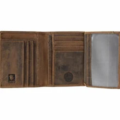 Sale Greenburry Vintage Kreditkartenetui Leder 9 cm braun