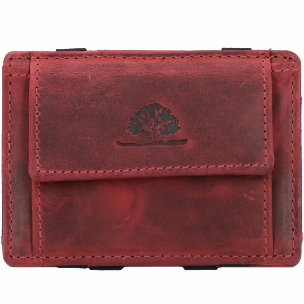 Hot Greenburry Vintage Magic Geldbörse RFID Leder 10 cm rusty red