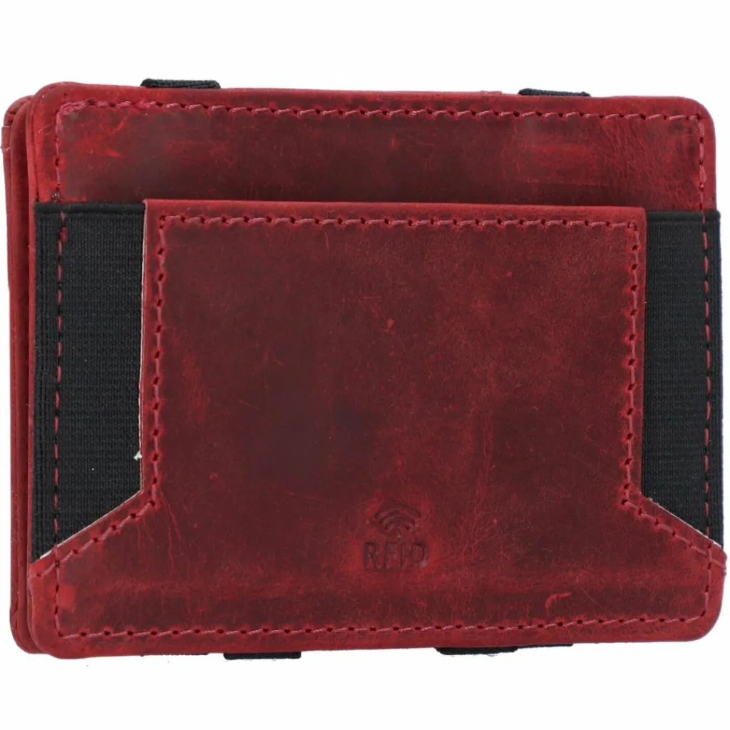 Hot Greenburry Vintage Magic Geldbörse RFID Leder 10 cm rusty red
