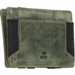 Herren Greenburry Vintage Magic Geldbörse RFID Leder 10 cm
