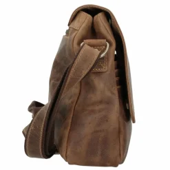 Greenburry Messenger Bags|Laptoptaschen<Vintage Messenger Leder 34 cm brown