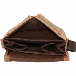 Sale Greenburry Vintage Messenger Leder 34 cm braun