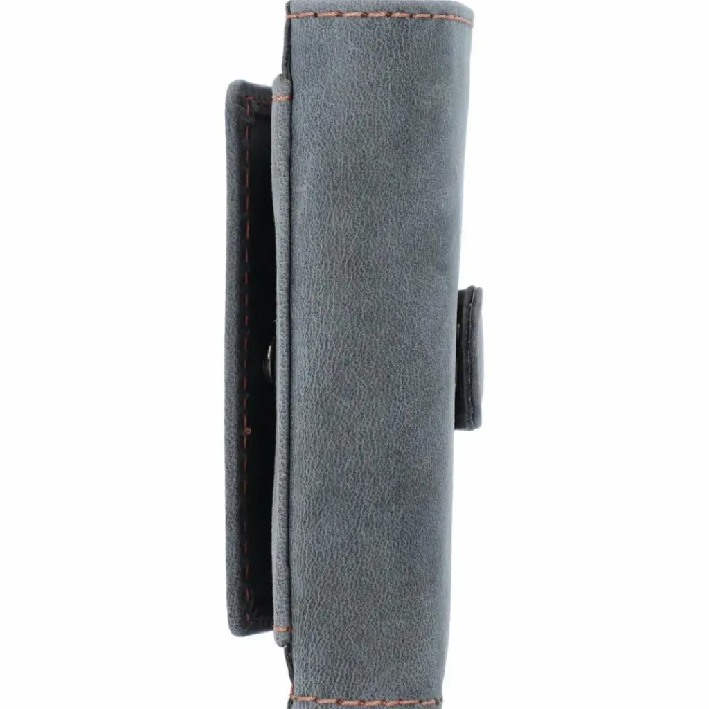 Greenburry Herrengeldbörsen Hochformat<Vintage Original Geldbörse RFID Leder 8 cm steel blue-orange