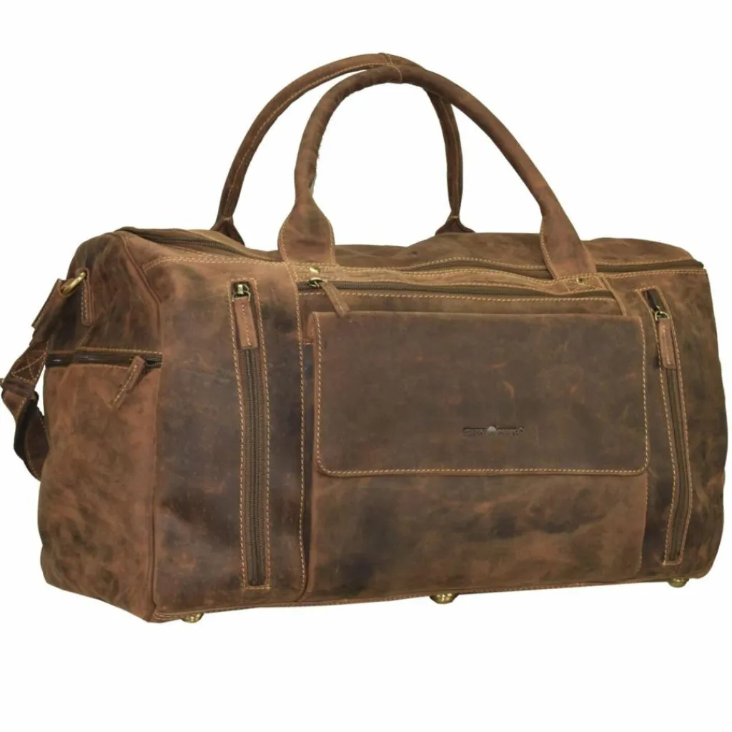 Greenburry Sporttaschen|Reisetaschen Ohne Rollen<Vintage Reisetasche Leder 54 cm braun