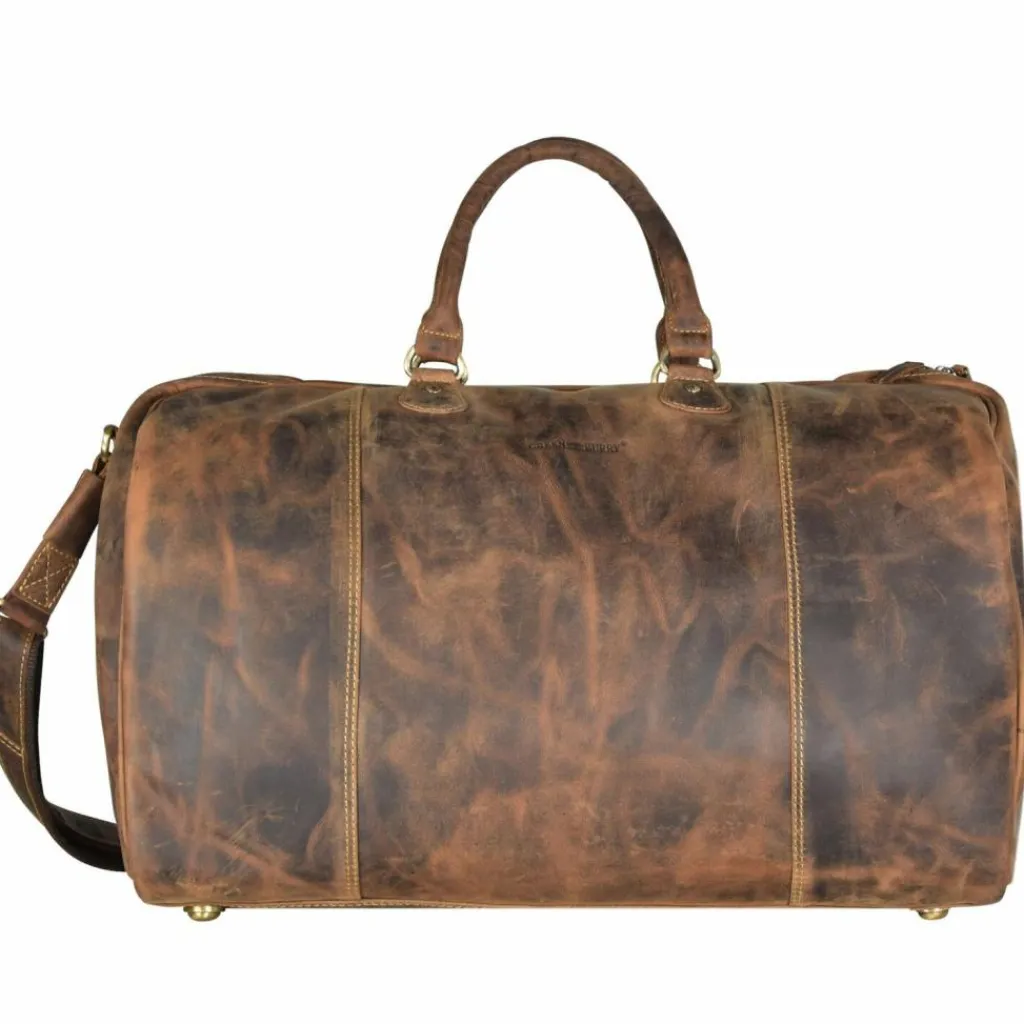 Best Greenburry Vintage Reisetasche Leder 42 cm brown