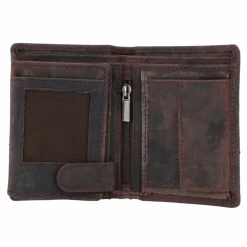 Herren Greenburry Vintage Revival Geldbörse Leder 8,5 cm