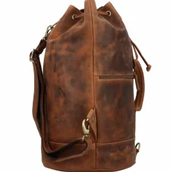 New Greenburry Vintage Rucksack Leder 48 cm braun