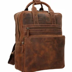 Greenburry Lederrucksäcke|Daypacks<Vintage Rucksack Leder 38 cm Laptopfach braun