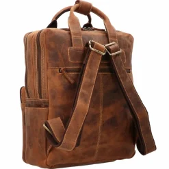 Greenburry Lederrucksäcke|Daypacks<Vintage Rucksack Leder 38 cm Laptopfach braun