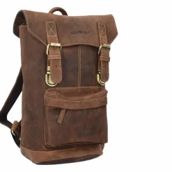Discount Greenburry Vintage Rucksack Leder 42 cm Laptopfach brown