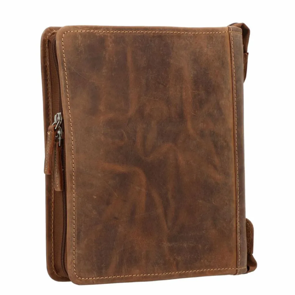 Best Greenburry Vintage Schreibmappe Leder 26 cm braun