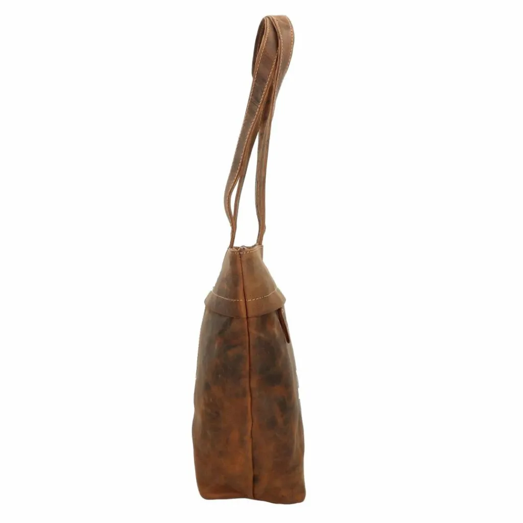 New Greenburry Vintage Shopper Tasche 39 cm braun