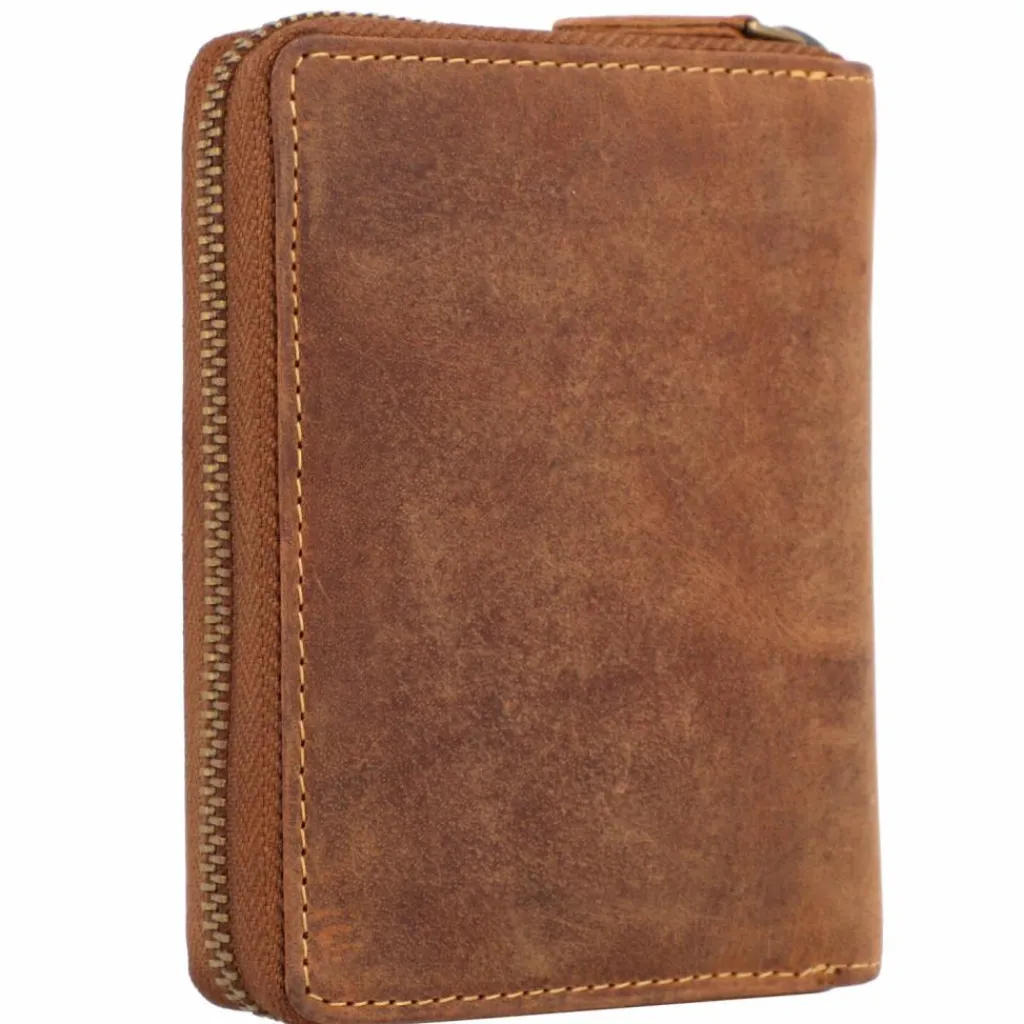 Hot Greenburry Vintage Sternzeichen Geldbörse Leder 10 cm zwillinge