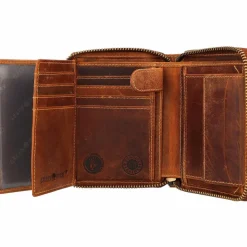 Greenburry Herrengeldbörsen Hochformat<Vintage Sternzeichen Geldbörse Leder 10 cm horse