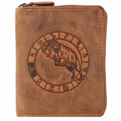 Herren Greenburry Vintage Sternzeichen Geldbörse Leder 10 cm