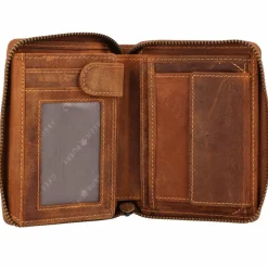 Herren Greenburry Vintage Sternzeichen Geldbörse Leder 10 cm