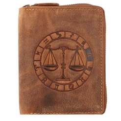 Herren Greenburry Vintage Sternzeichen Geldbörse Leder 10 cm