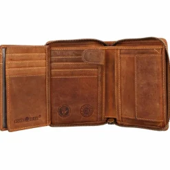 Greenburry Herrengeldbörsen Hochformat<Vintage Sternzeichen Geldbörse Leder 10 cm krebs