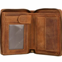 Herren Greenburry Vintage Sternzeichen Geldbörse Leder 10 cm