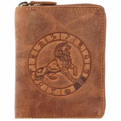 Herren Greenburry Vintage Sternzeichen Geldbörse Leder 10 cm