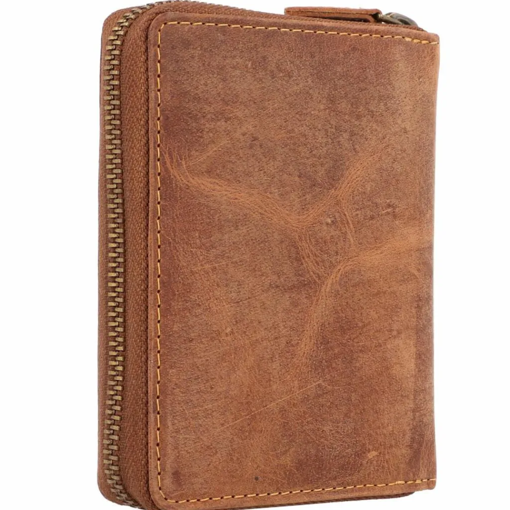 Herren Greenburry Vintage Sternzeichen Geldbörse Leder 10 cm