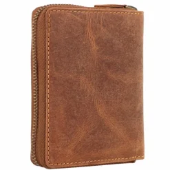 Hot Greenburry Vintage Sternzeichen Geldbörse Leder 10 cm steinbock