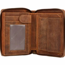 Herren Greenburry Vintage Sternzeichen Geldbörse Leder 10 cm