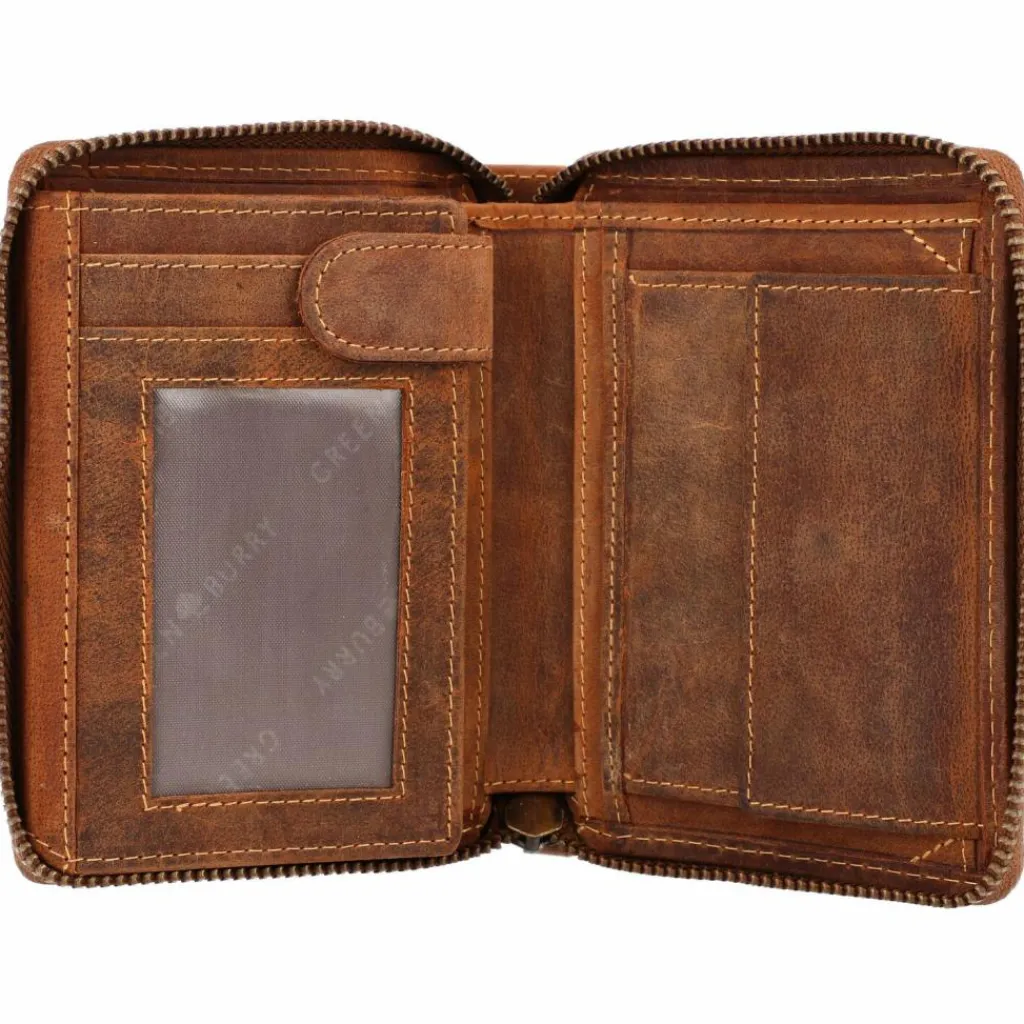 Herren Greenburry Vintage Sternzeichen Geldbörse Leder 10 cm