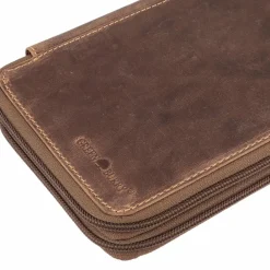 Sale Greenburry Vintage Stifteetui Leder 13 cm brown