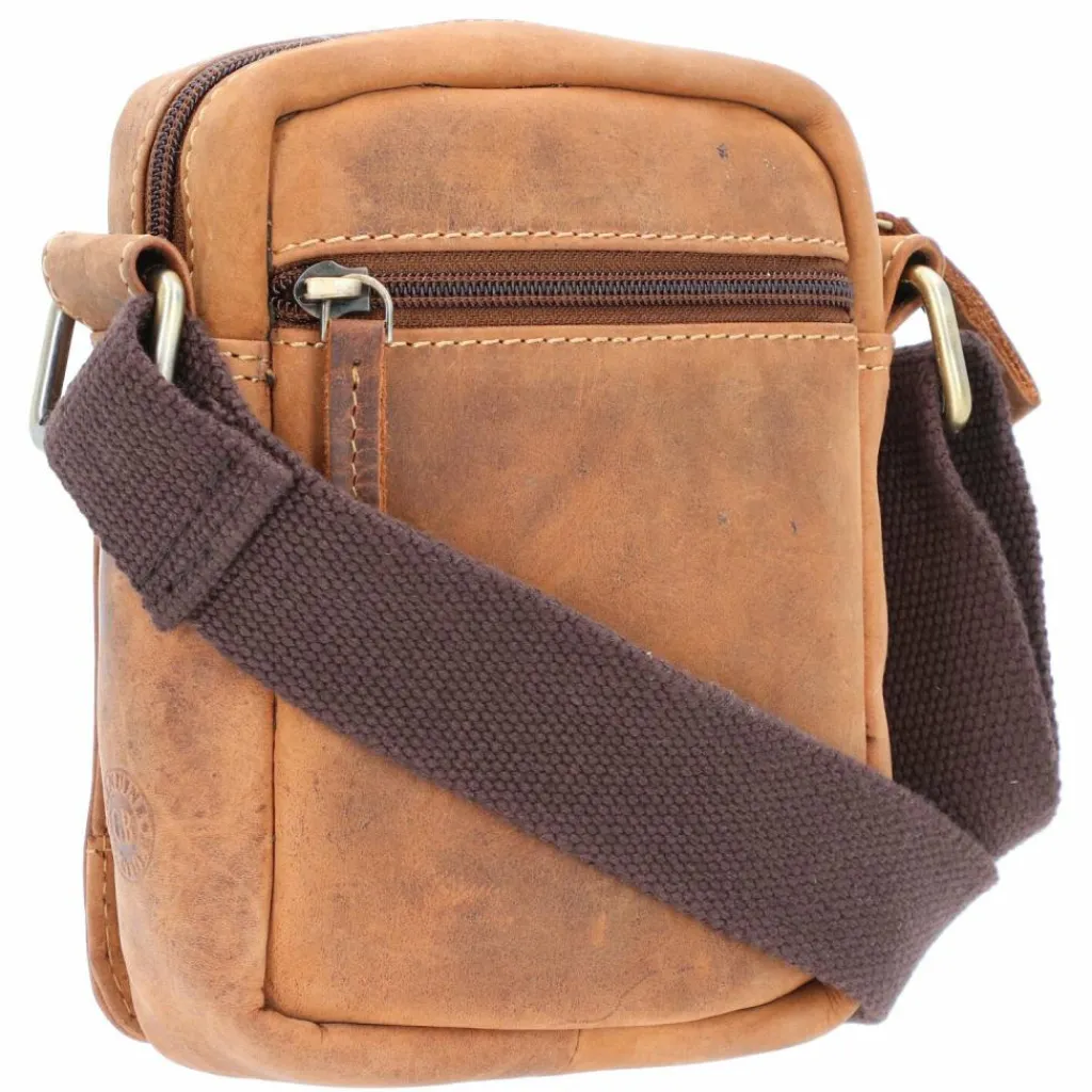 Greenburry Umhängetaschen<Vintage Travel 2 Umhängetasche Leder 15 cm brown