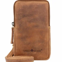 Greenburry Umhängetaschen<Vintage Umhängetasche Leder 11 cm brown