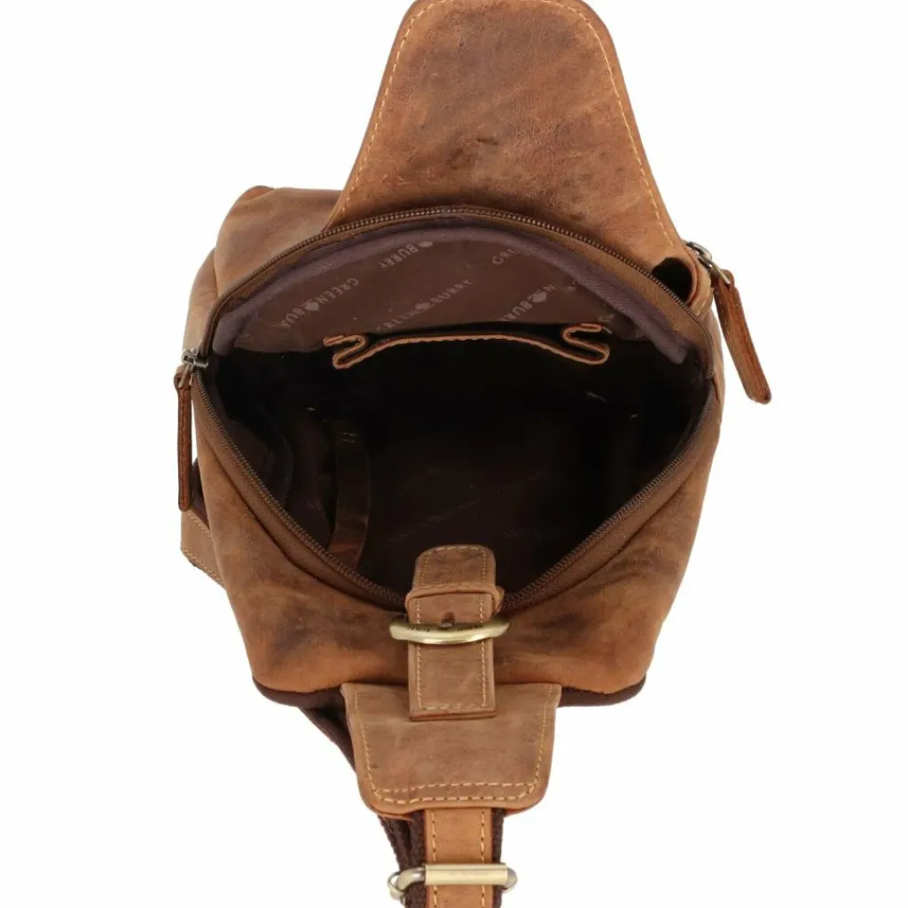 Greenburry Vintage Umhängetasche Leder 16 cm
