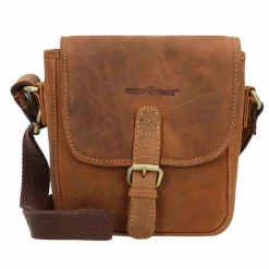 Greenburry Vintage Umhängetasche Leder 21 cm