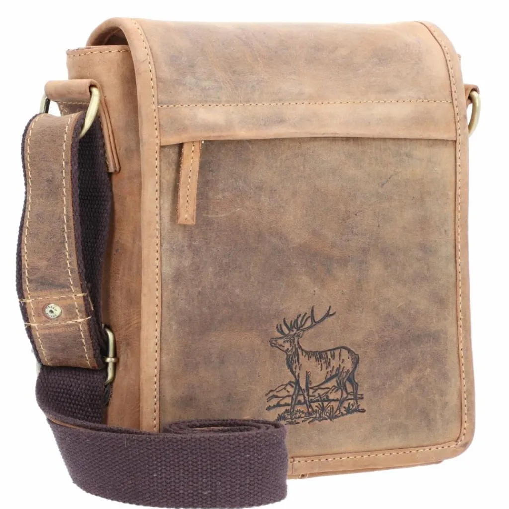 Greenburry Umhängetaschen<Vintage Umhängetasche Leder 20 cm brown