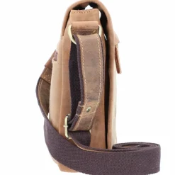 Greenburry Umhängetaschen<Vintage Umhängetasche Leder 20 cm brown