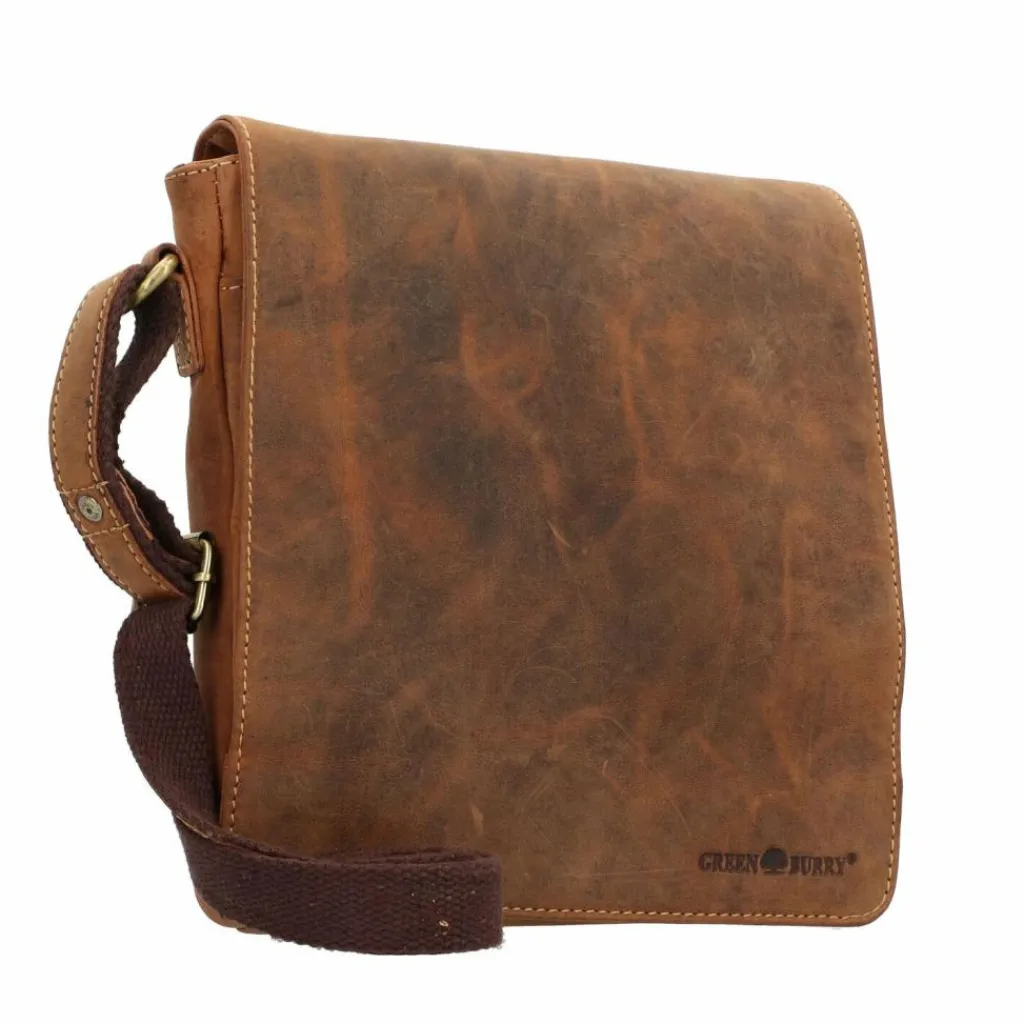 Online Greenburry Vintage Umhängetasche Leder 23 cm braun