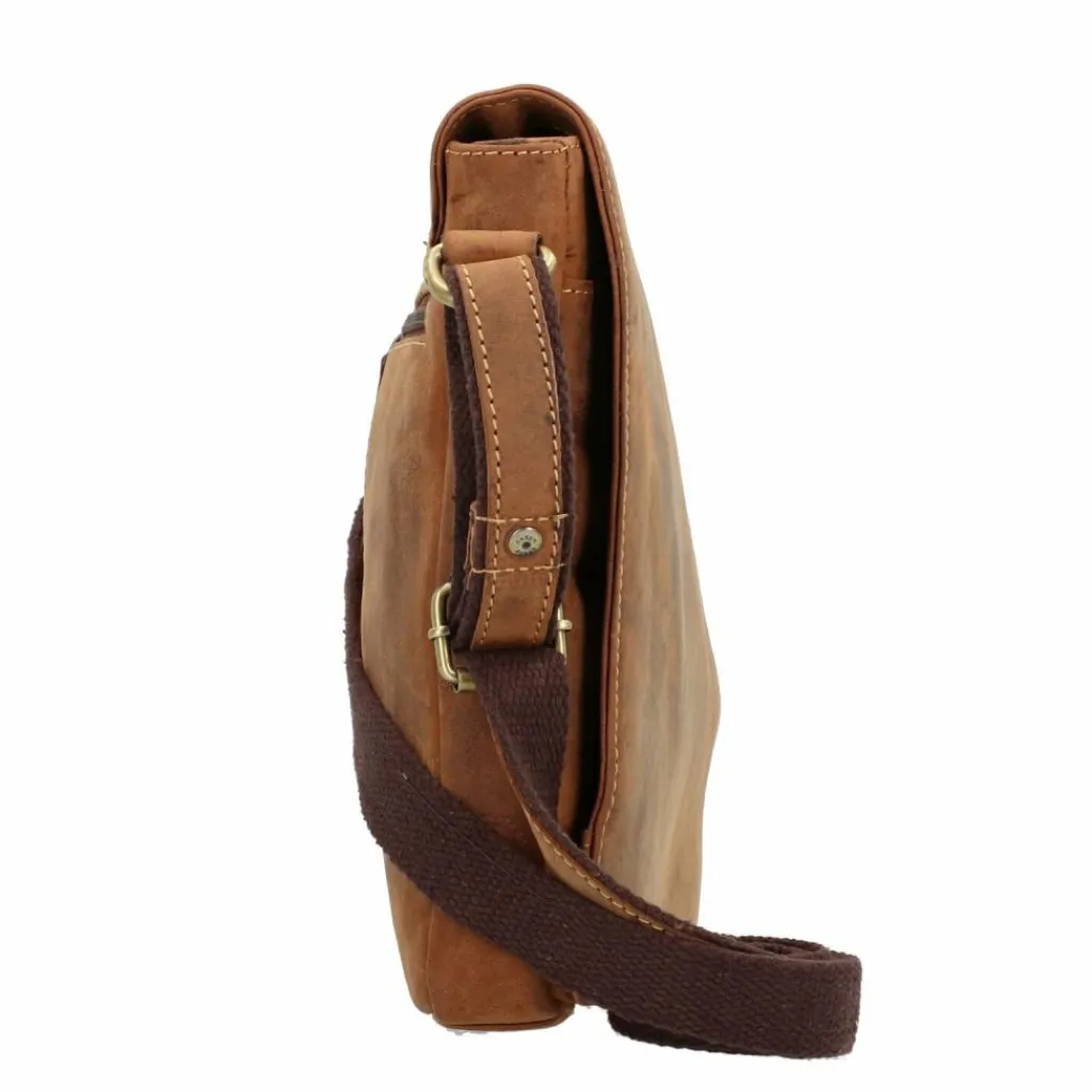 Online Greenburry Vintage Umhängetasche Leder 23 cm braun