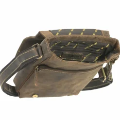 Greenburry Vintage Umhängetasche Leder 25 cm