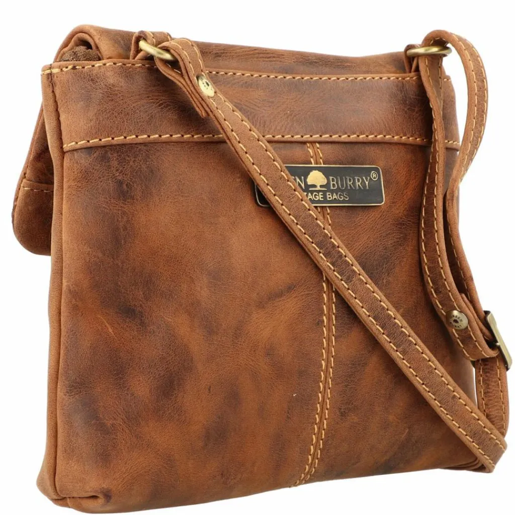 Greenburry Vintage Umhängetasche Leder 25 cm