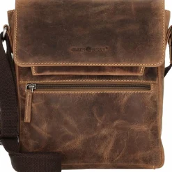 Greenburry Umhängetaschen<Vintage Umhängetasche Leder 22 cm brown