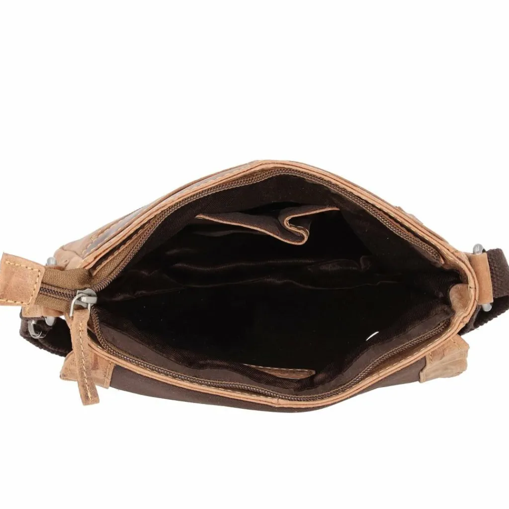 Greenburry Umhängetaschen<Vintage Umhängetasche Leder 22 cm brown