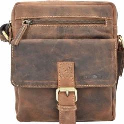 Greenburry Umhängetaschen<Vintage Umhängetasche Leder 20 cm brown