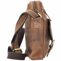 Greenburry Umhängetaschen<Vintage Umhängetasche Leder 20 cm brown