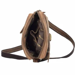 Greenburry Umhängetaschen<Vintage Umhängetasche Leder 20 cm brown